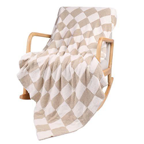 Chessboard Blanket Sofa Bedroom Bedspread Blanket Soft Portable Blanket Production Source