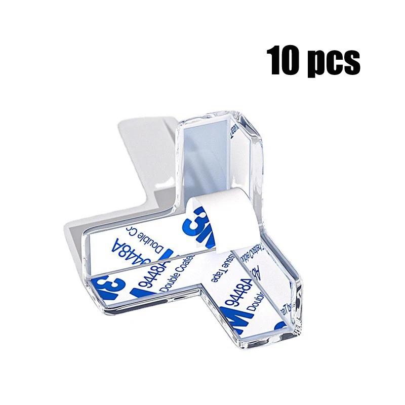 10 шт., прозрачные угловые защитные пленки из ПВХ для защиты детей, мягкие защитные уголки для мебели и чехлы для краев от острых углов