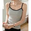 Cotton Striped Camisole Female Summer Outside To Wear New Inside Top