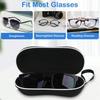 Eyeglasses Case, Protective Glasses Case Hard Zipper Shell Sport Sunglasses Box Eyeglasses Bag Portable Eyewear Case