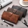 Men Wallets Business Zipper Long Wallet Clutch Purse Coin Card Holder