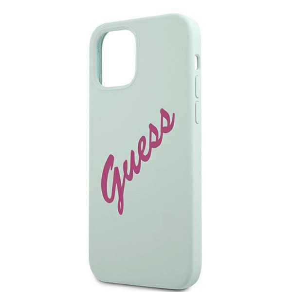 Guess Guhcp12Llsvsbf Iphone 12 Pro Max6,7 Niebieski Fuksja/Blue Fuschia Hardcase Silicone Vintage