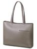 Tote Bag Shrink Leather Large Capacity with Smartphone Pocket Gray [Mura] Men's