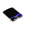 Kensington Mouse Pad with Wrist Rest, Duo Gel, Black and Blue