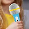 Игрушечный сценический микрофон Образовательный игрушечный микрофон для детей Реалистичный легкий пластиковый Ролевая игра Пение Ведение интервью Подарок для детей