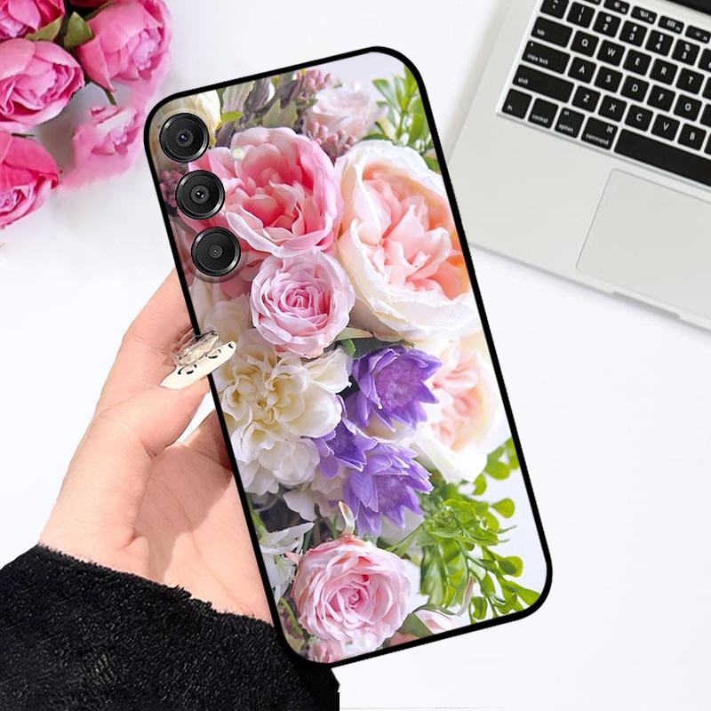 Для Samsung A16 Чехол A16 4G 5G Цветная Печать Ударопрочный Силиконовый ТПУ Чехол для Телефона Для Galaxy A15 Милый Астронавт Бампер Capa