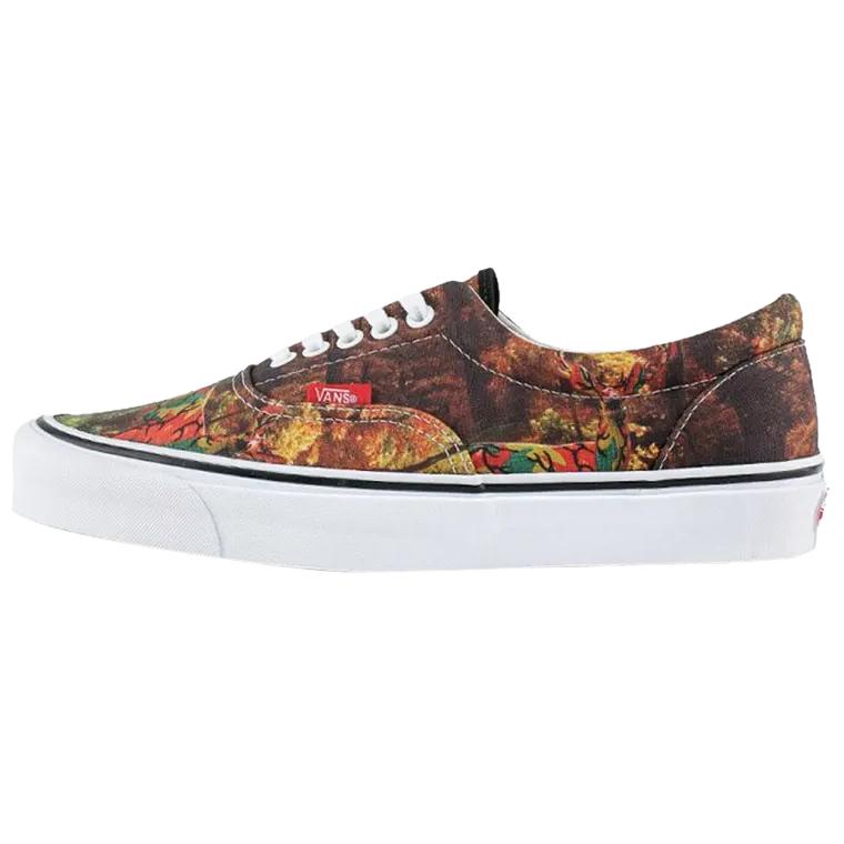 UBIQ X Ron English x Vans Era LX Скейтбордические кроссовки Унисекс Коричневый Белый VN0OZDHPH