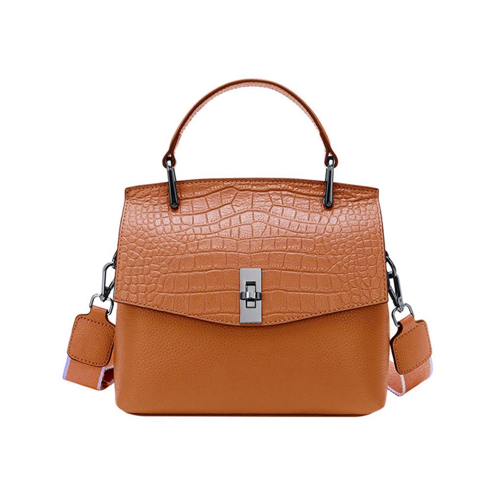 Женская сумка Zency из натуральной кожи, винтажная сумка-тоут Stone