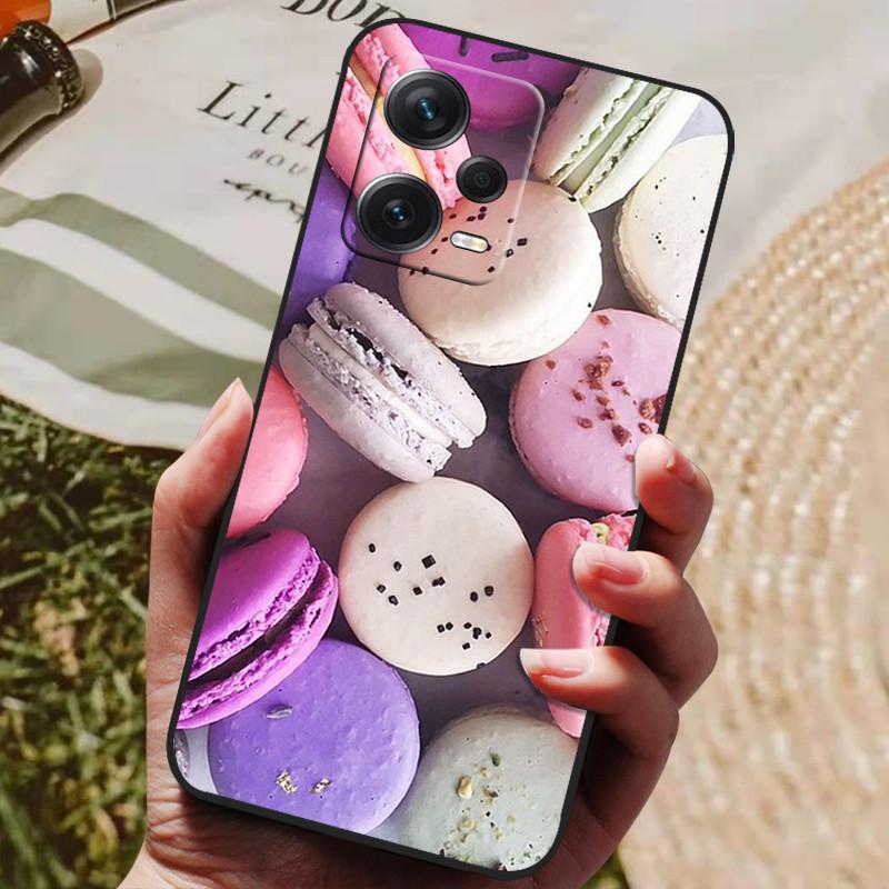 Для Redmi Note 12 Pro 5G NFC Чехол Черная Крышка Лев Волк Силиконовые Мягкие Задние Чехлы Для Xiaomi Redmi Note12 Pro 5G Чехол для Телефона Capa