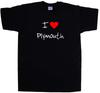 I Love Heart Plymouth T-Shirt