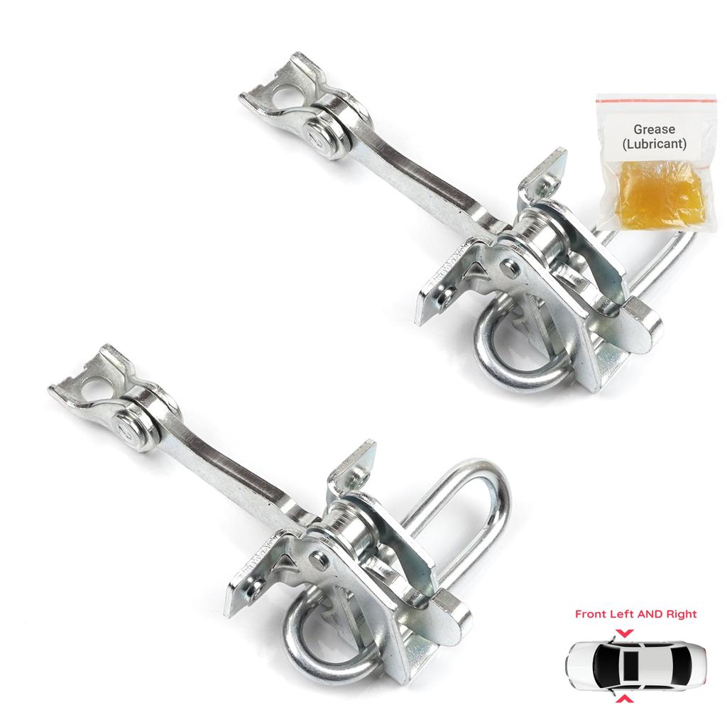 EDP1273-1 2 Pieces Front Door Hinge Stop Check Strap Limiter for Fiat Panda MK2 169 2003-2012 51779914