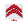 GWOJ1 4.9cm Metal Steering Wheel Emblem for Citroën C1 C2 C3 C4 C5 Elysee Picasso OEM Style Replacement Chrome Logo Auto Accessories