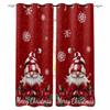 Christmas Snowflakes Goblins Flowers Blackout Curtains For Living Room Bedroom Window Treatment Blinds Drapes Kitchen Curtains
