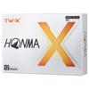Honma и Гольф 2024 1 дюжина Белые и Tour TOUR WORLD Honma Белые TW-X TW-S Мячи, Модель, (12 Шариков), Желтый, 3-компонентный, Стиль, Вращение, Дистанция, Мягкий,