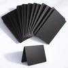 12Pcs Stylish Plastic Chalkboards Mini Blackboards for Message Writing Notice Display Menu Sign Table Decor Photo Prop