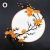 Plum Blossom Flower Applique Clothing Embroidery Patch Fabric Sticker Iron On Patch DIY Craft Repair Clothes Sewing Accessories