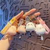 Cute PVC Cat Pendant Cartoon Animal Hanging Ornament Couple Bag Pendant Backpack Key Chain