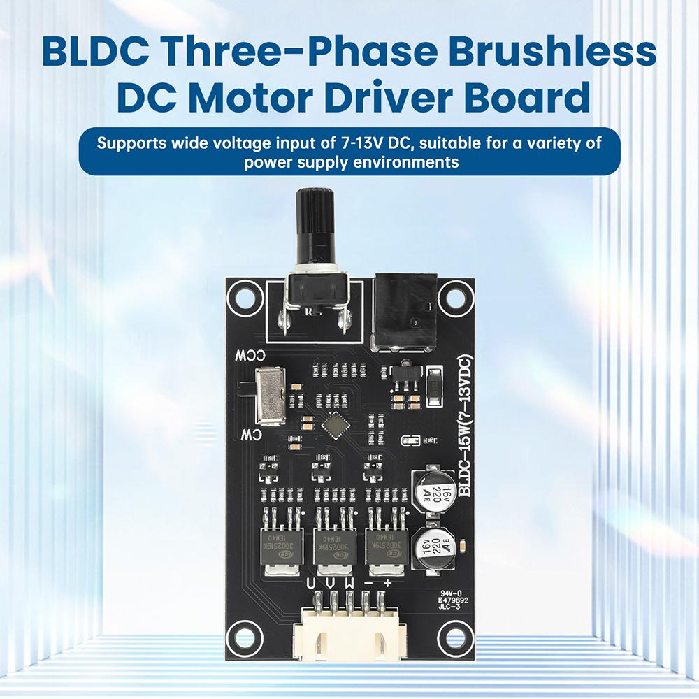 DC 7-13V Широкое Напряжение BLDC Трехфазный Бесколлекторный Двигатель Встроенный Переключатель Регулировки Скорости Эффективный Привод Двигатель Жесткого Диска
