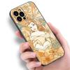 Белоснежка принцесса Жасмин черный силиконовый чехол для телефона для Apple iPhone 12 13 Mini 11 14 15 Pro Max 7 8 Plus X XR XS SE 2020 2022