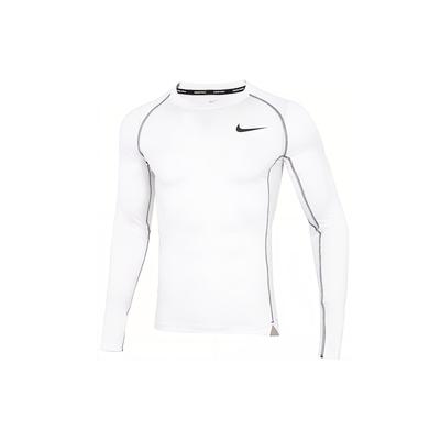 Pro Dri-Fit Sports Casual Slim Fit Футболка с круглым вырезом и длинными рукавами Мужские топы Белые DD1991-100