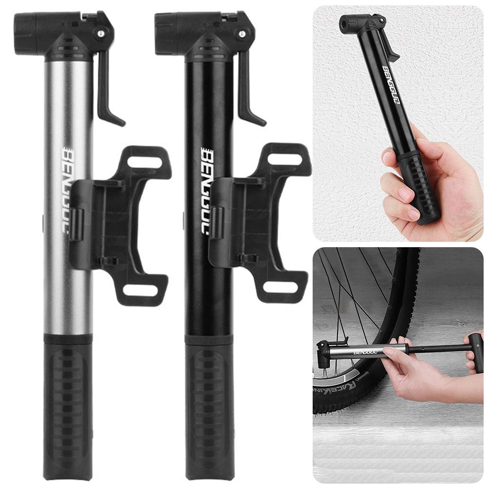 Портативный велосипедный насос 80 PSI подходит для Presta и Schrader, рамный насос для велосипеда, из алюминиевого сплава, для горного велосипеда, шоссейного велосипеда
