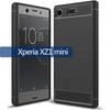 Carbon Fiber Cover For Sony Xperia XZ1 Compact XZ1mini Shockproof Phone Case for Sony Xperia XZ1 Mini Bumper Silicone Case