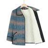 Autumn and Winter Plus Velvet Jacket Western Style Ladies Blouse To Keep Warm Large Size Loose Clothes Women