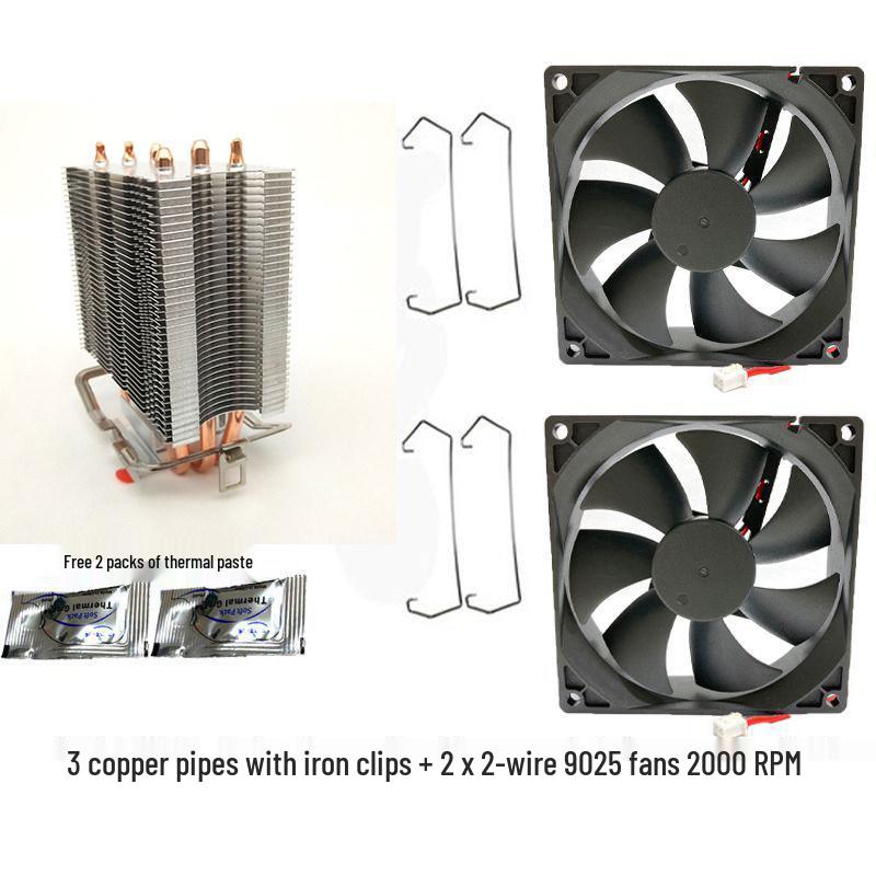 Самодельный кулер для процессора с 2-6 трубками, полупроводниковое охлаждение, башня-радиатор