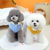 Coat Comfortable Corduroy Pet Jacket with Traction Ring Button Closure Dogs Cats Clothes Pet
