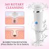 4 In 1 Electric Facial Cleansing Brush Rechargeable Waterproof Spin Sonic Exfoliator Face Scrubber Cleanser Skin Care Machine