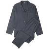 Sumolux Long Sleeve Open Double Summer and Comfortable for the Perfect for Hospital Wear or As a Day Men's Pajamas, 100% Cotton, Front, Gauze,