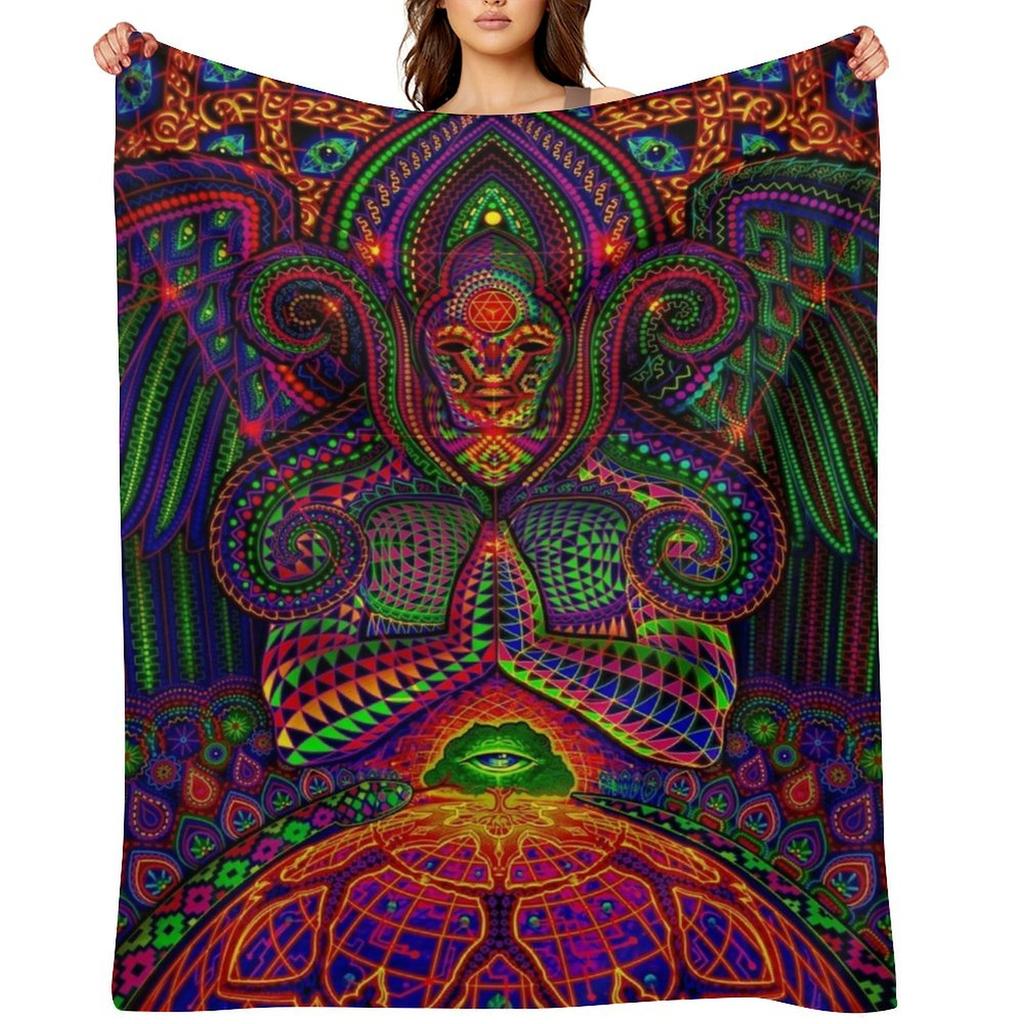 The God Source Throw Blanket Decorative Throw for winter Flannel anime Blankets