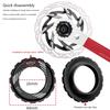 Hollow Road Bike Brake Disc Mountain Bicycles Brake Rotor Central Locking Road Bike Oil Disc Brake Rotors 160mm