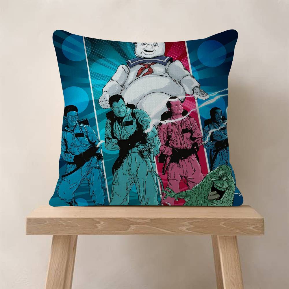 Retro CClassic GGhostbusters Personalized Picture Text Home Decorative Pillows Household Gifts xcm