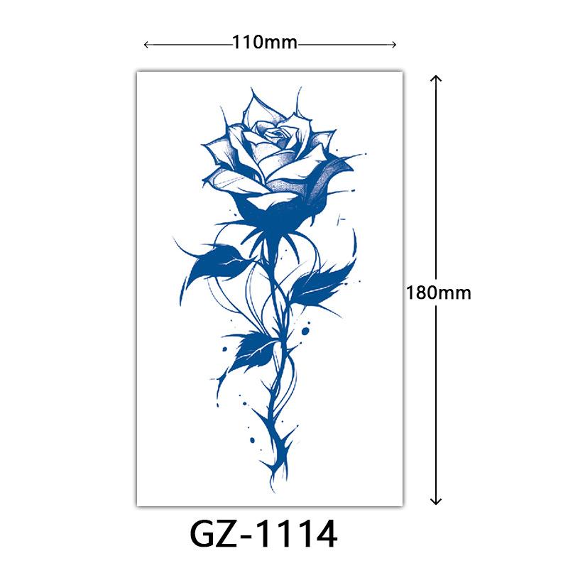 Соковые тату-наклейки, Растительные тату-наклейки, Полуперманентные тату-наклейки с английскими буквами Тату