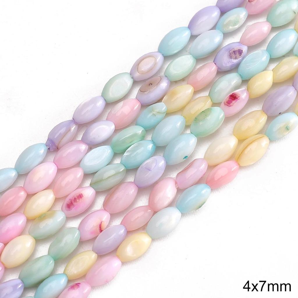 Natural Seashell Moon Round Star Beads For DIY Necklace Bracelet Earrings Jewelry Making