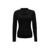 VEROMODA Women's Half-High Collar Hollow Knit Top