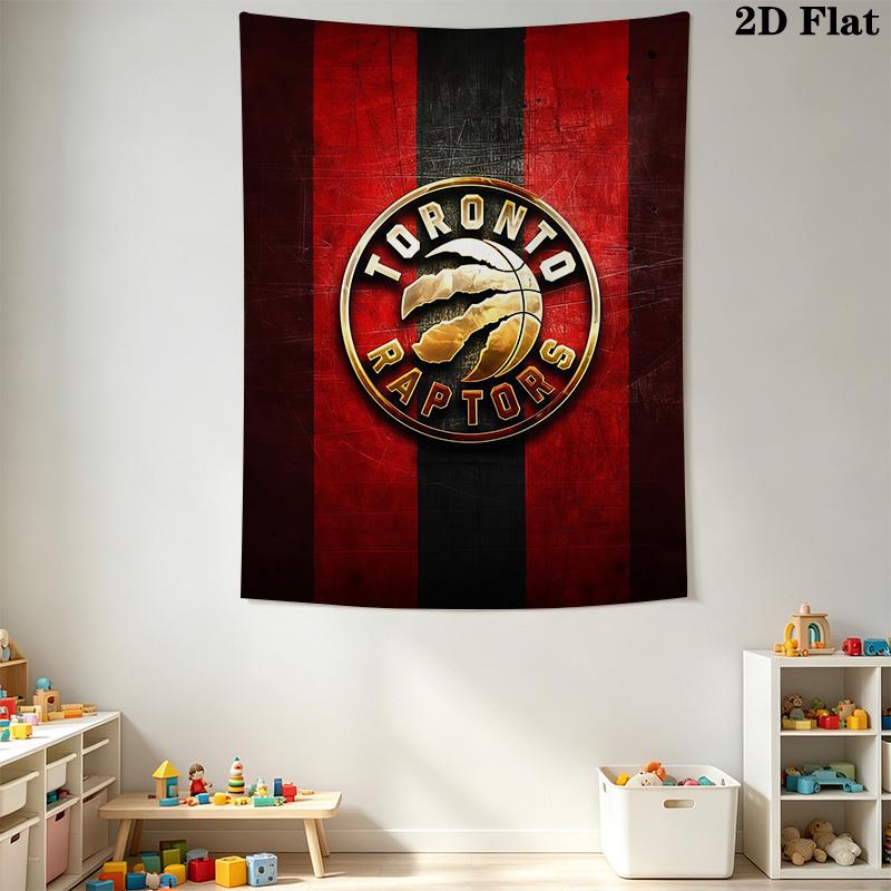 Toronto Raptors Basketball Team Logo Threepiece Set 1 Duvet Cover 2 Pillowcase Without Core Soft And Comfortable Bedding Set
