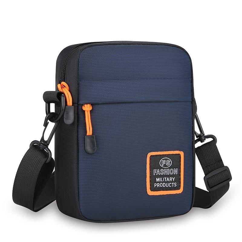 Мужская водонепроницаемая повседневная сумка через плечо, многофункциональная сумка для отдыха на открытом воздухе, сумка для телефона