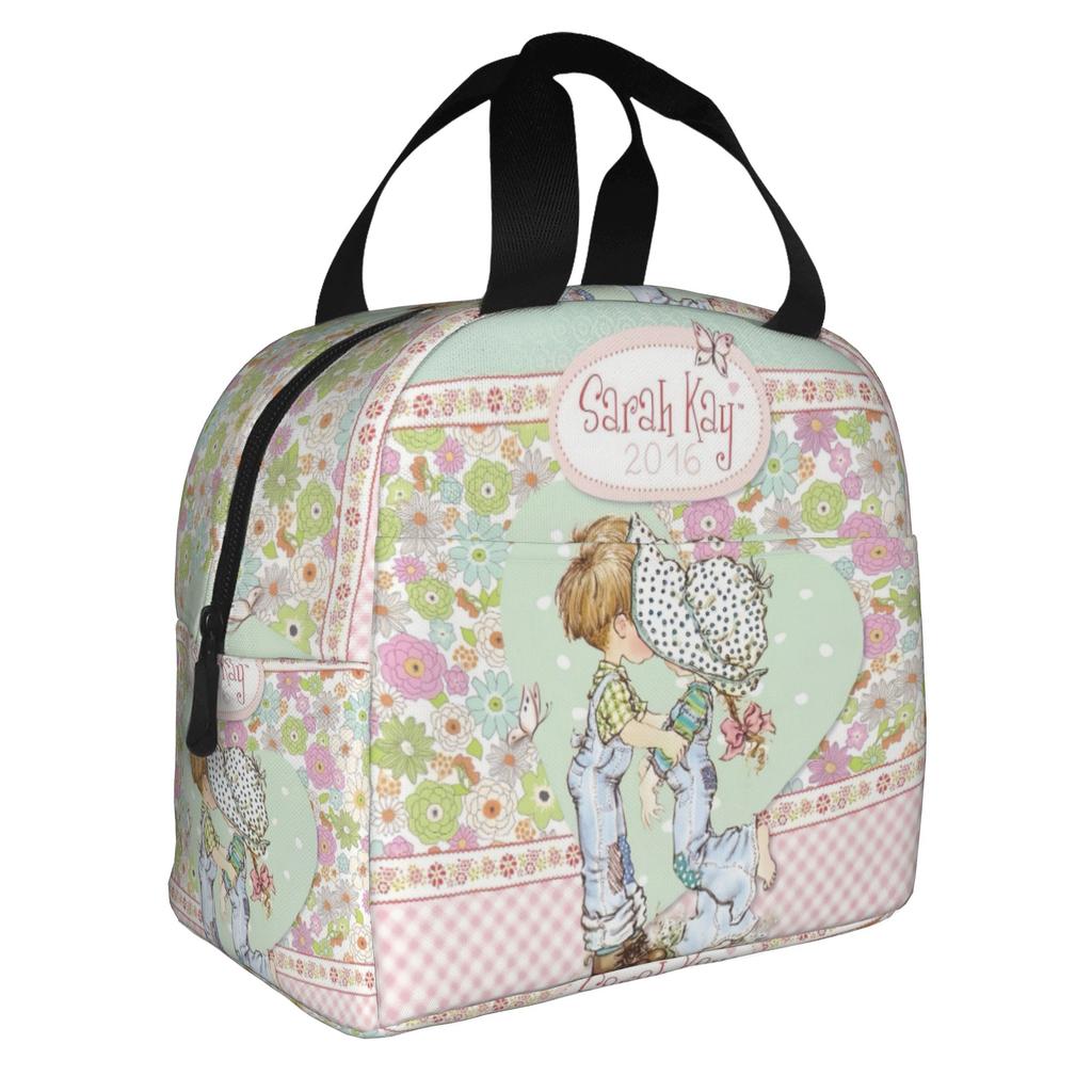 Cartoon S-Sarahs K-Kays Lunch Bag Men Women Kawaii Girl Cooler Thermal Insulated Lunch Boxes for Adult Office