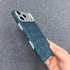 Магнитный чехол Kevlar для iPhone 17 Pro Max - Ударопрочная крышка из углеродного волокна