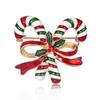 Fashion Double Cane Corsage Trendy Versatile Christmas Brooch
