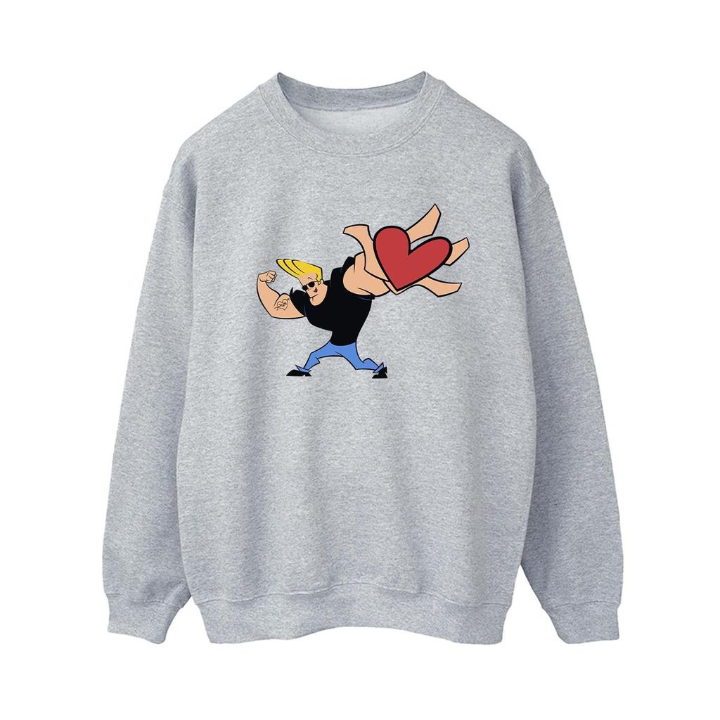 Женская/женская толстовка Johnny Bravo Heart Present