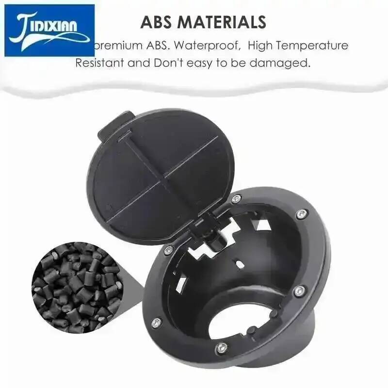 JIDIXIAN Car Gas Fuel Tank Cap Cover With Rubber Gasket Ring for Jeep Wrangler JK 2007-2017 Exterior Car Accessories Styling