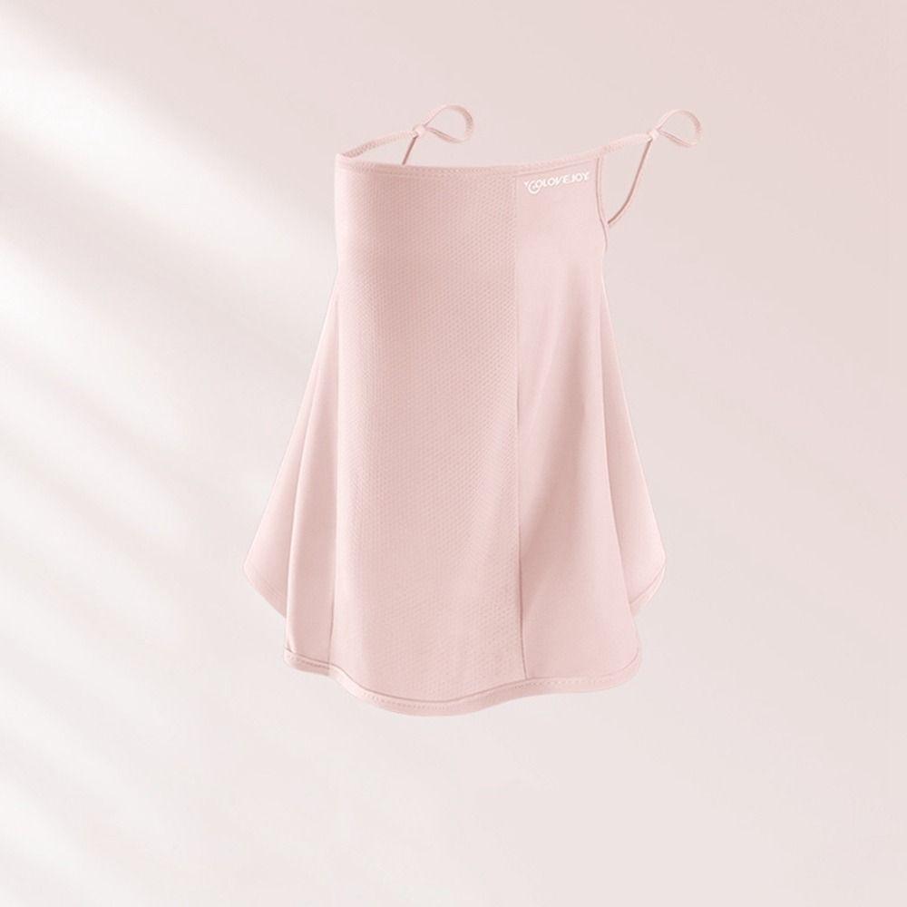 Golf Solid Color Fishing Outdoor Sunscreen Face Scarf Ice Silk Mask Neck Wrap Cover Face Cover