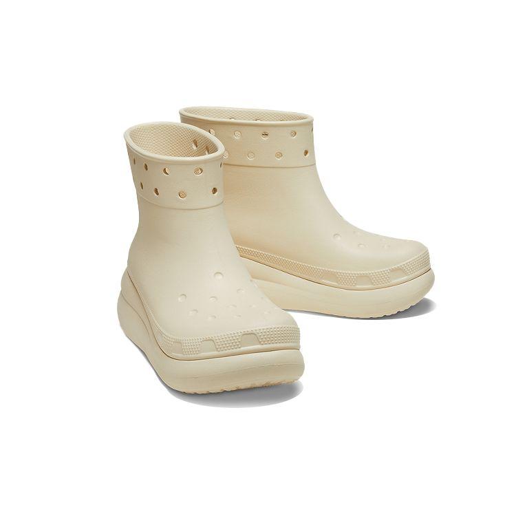 Crocs Классические пуховики Уличная мода Толстая подошва Короткие ботинки Женские ботинки Молочно-белый 207946-2Y2