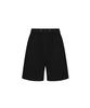 MORE THAN BLACK Cut Off Sweat Shorts