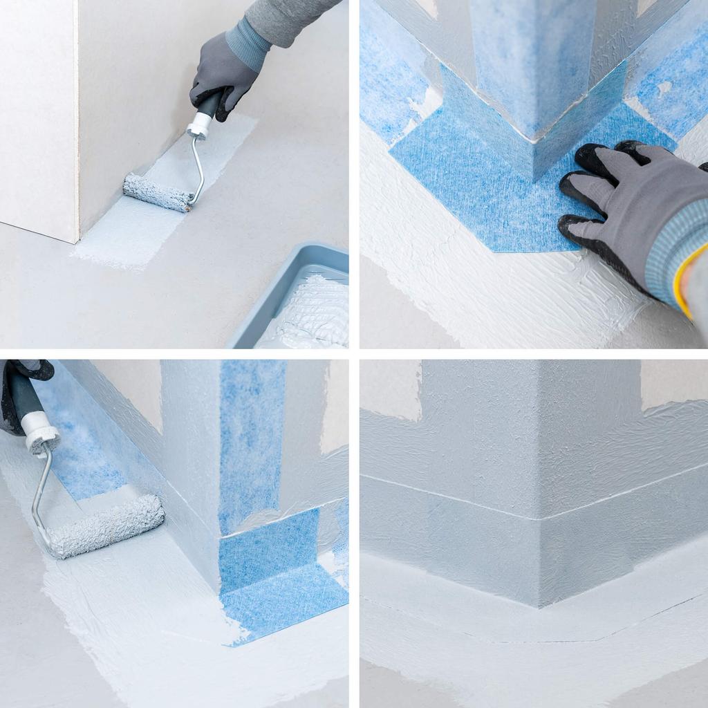 IsolBau P3 external sealing corner Blue Aussenecke