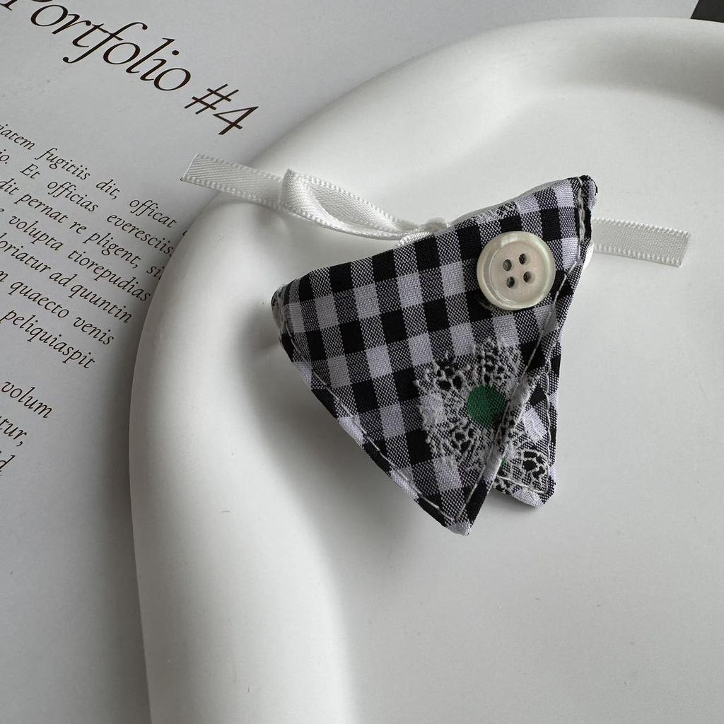 Слюнявчик для питомца-куклы Лабубу - Самоироничный медвежонок, детские аксессуары