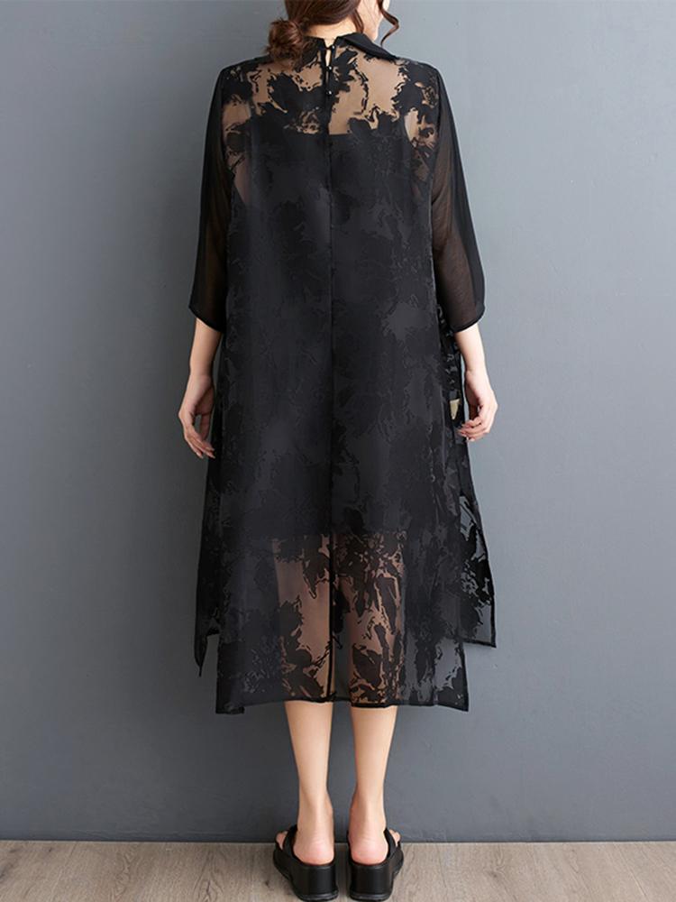 Xitao Свободное женское платье из марли нестандартной формы HQQ2341